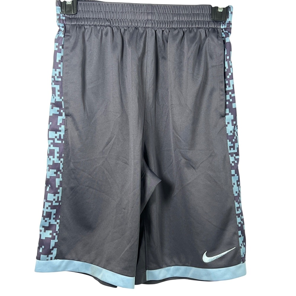 Nike Kids Blue Sporty Athletic Basketball Shorts Comfortable Pull‎ On Boys XL